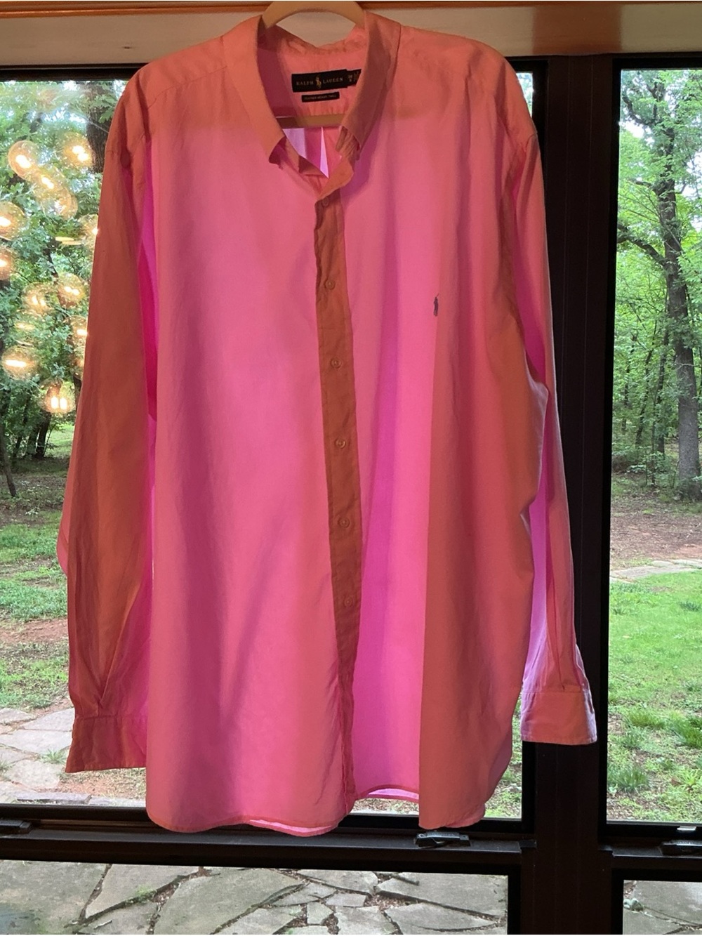 Ralph Lauren Pink Long-Sleeve Button-Up Shirt 3XLB
